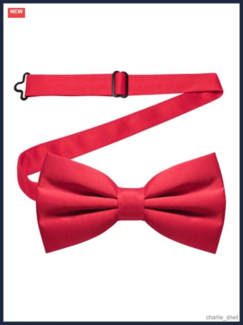 Men's Solid Pre-tied Adjustable Bow Tie Formal Business Wedding